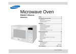 Samsung MW841WA User Manual