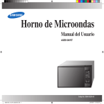 Samsung Microwave Oven AGE613W User Manual