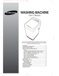 Samsung WA167LD1 User Manual