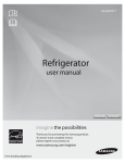 Samsung Refrigeradora 736 Lts. con Luz LED RS26DDAPN Manual de Usuario