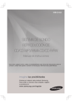 Samsung Micro Componente Samsung 1400W MM-D430 Manual de Usuario