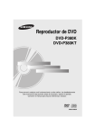 Samsung DVD-P380K Manual de Usuario