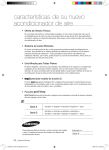 Samsung AS18AWBA Manual de Usuario