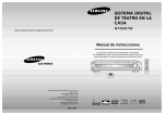 Samsung HT-DB1750 Manual de Usuario