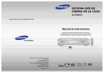 Samsung HT-DB350 Manual de Usuario