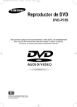 Samsung DVD-P355 Manual de Usuario