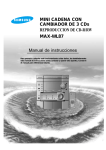 Samsung MAX-WL87 Manual de Usuario