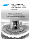Samsung MAX-L47 Manual de Usuario