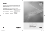 Samsung 46” UN46B7000WFXZX Full HDTV Modelos 2009 Manual de Usuario