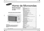Samsung MC7698W Manual de Usuario