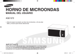 Samsung AGE1072 Manual de Usuario