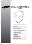 Samsung WA13H1 Manual de Usuario