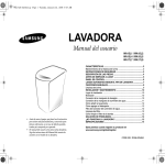 Samsung Lavadora 13 kg WA15L3WDP Carga superior Manual de Usuario