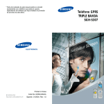 Samsung SGH-S307 Manual de Usuario