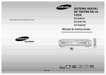 Samsung HT-DB1850 Manual de Usuario