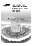 Samsung MAX-WB650 Manual de Usuario