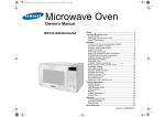 Samsung MW1041WA Manual de Usuario