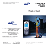 Samsung SGH-R225 Manual de Usuario