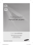 Samsung Refrigerador con tecnolog&iacute;a 
Digital Inverter, 532 L RT6000H TMF Manual de Usuario