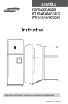 Samsung Refrigerador con tecnología 
Digital Inverter, 360 L RT6000H TMF Manual de Usuario