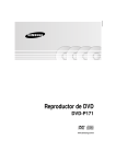 Samsung DVD-P171 Manual de Usuario