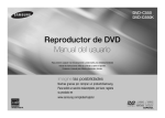 Samsung DVD-C550K Manual de Usuario