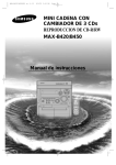 Samsung MAX-B420 Manual de Usuario