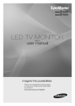 Samsung TV Monitor LED 27" manual do usuário