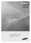 Samsung TV Monitor de 27" com suporte cristalino  manual do usuário