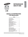 Samsung RS21DAMS manual do usuário