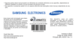 Samsung Samsung U600 manual do usu&aacute;rio