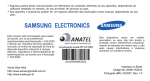 Samsung Samsung U600 manual do usuário