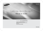 Samsung Leitor de Blu-Ray Full HD manual do usuário