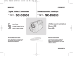 Samsung SC-D6550 manual do usuário