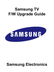 Samsung UN65H8000AF Firmware Update User Manual