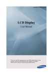 Samsung UD46A manual do usuário