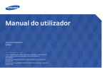 Samsung QM85D manual do usuário