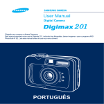 Samsung DIGIMAX 201 manual do usuário