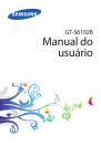 Samsung Galaxy Y Duos manual do usuário