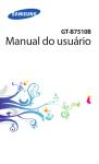 Samsung Galaxy Pro manual do usuário(Claro)
