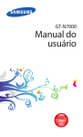 Samsung Galaxy Note manual do usuário(CLARO)
