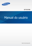Samsung Galaxy Ace 3 manual do usuário