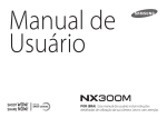 Samsung Smart Camera NX300M manual do usuário