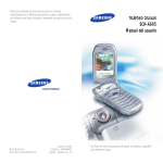 Samsung SCH-A605 Manual de Usuario
