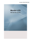 Samsung 23" Wide LCD Full HD Monitor P2350N Manual de Usuario