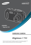 Samsung DIGIMAX V700 Manual de Usuario