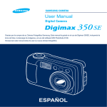 Samsung DIGIMAX 350 SE Manual de Usuario