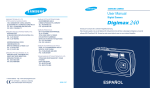 Samsung DIGIMAX 240 Manual de Usuario