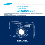 Samsung DIGIMAX 200 Manual de Usuario