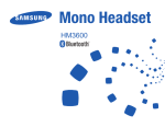 Samsung Bluetooth моно-гарнітура  HM3600 Керівництво користувача